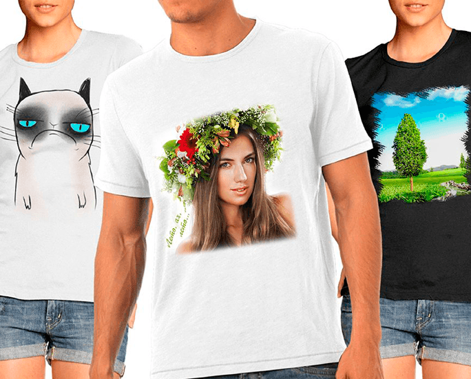 Печать на футболках 
